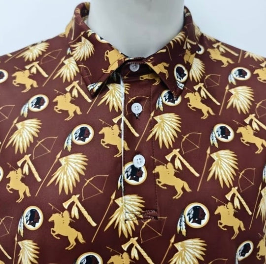 Harlandale Indians Custom Polo
