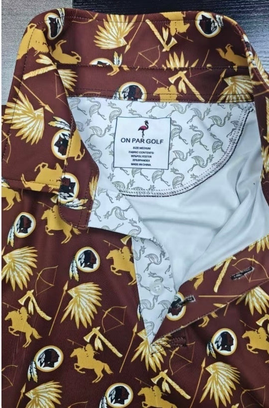 Harlandale Indians Custom Polo