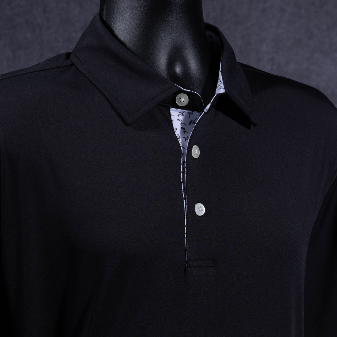 The Classic Black Polo