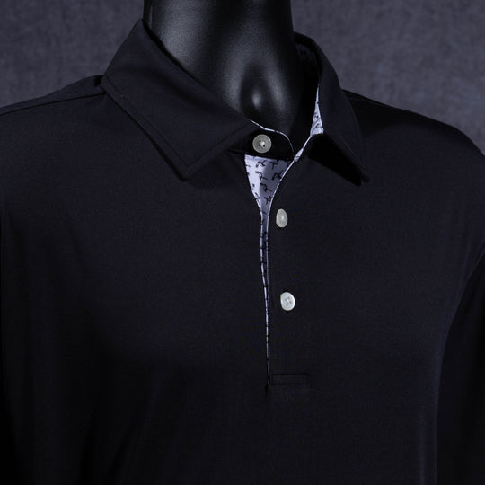 The Classic Black Polo