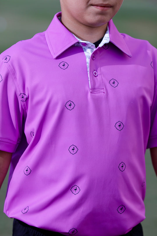 Youth Pink Alamo Polo