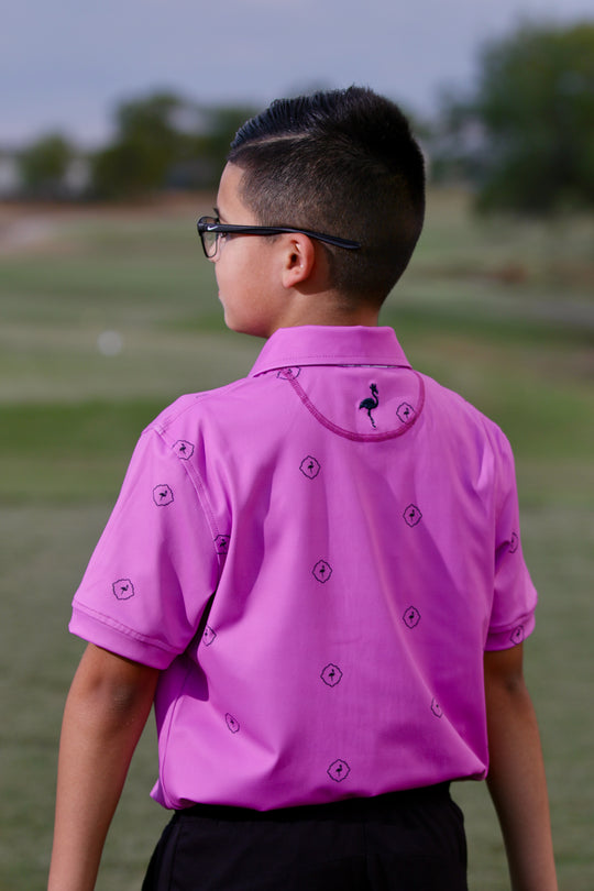 Youth Pink Alamo Polo