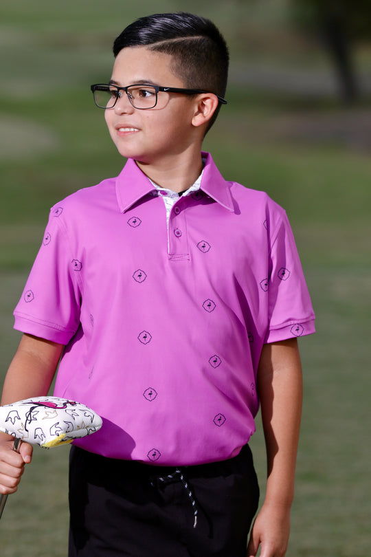 Youth Pink Alamo Polo
