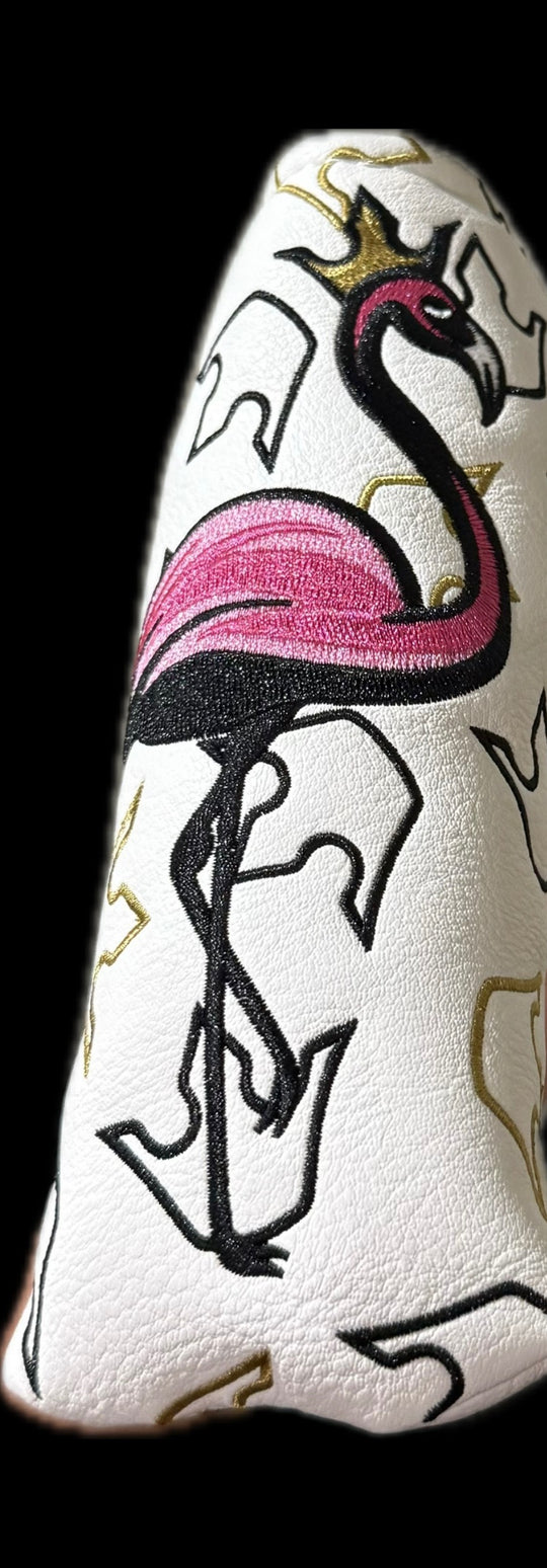 On Par Golf Flamingo Crown Putter Cover