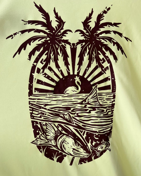 REDFISH FLAMINGO SUN SHIRT