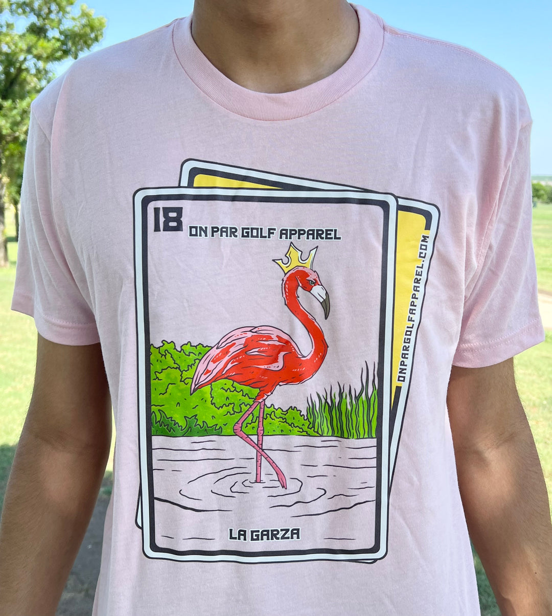 PINK LA GARZA TEE