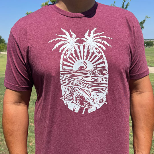 REDFISH FLAMINGO TEE