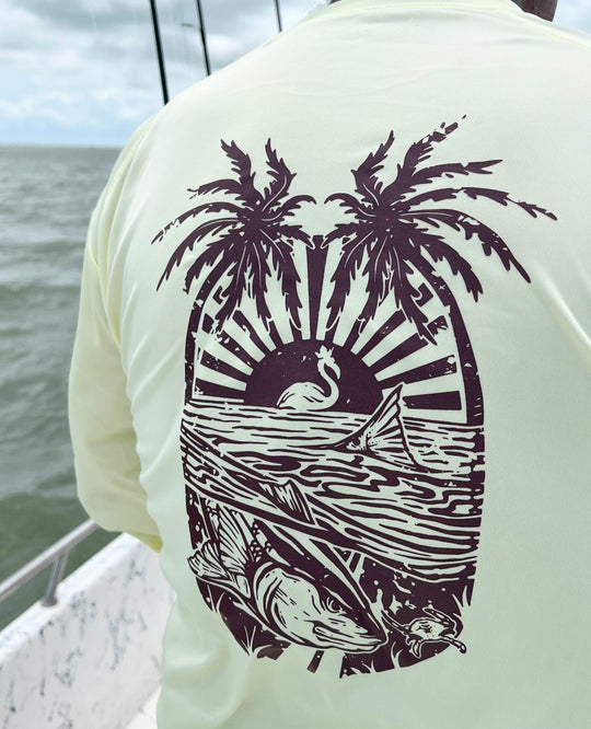 REDFISH FLAMINGO SUN SHIRT