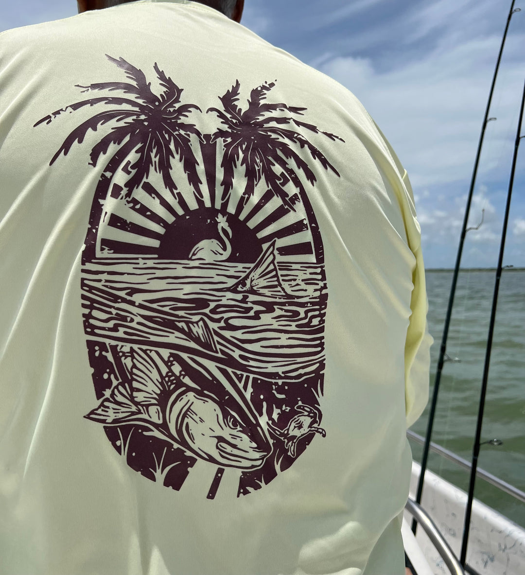 REDFISH FLAMINGO SUN SHIRT