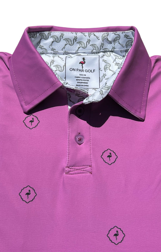 Youth Pink Alamo Polo
